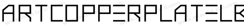 ArtCopperplateLBw Bold字体转换